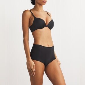 NWT Skims Ultimate Push-Up Plunge Bra ~ Onyx Black ~ 36 DD